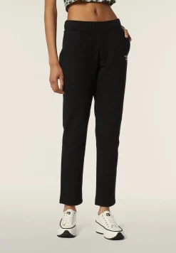 Freddy Pantaloni donna in felpa garzata con Spacchi sul fondo-Donna Fitness|Pantaloni Sportivi