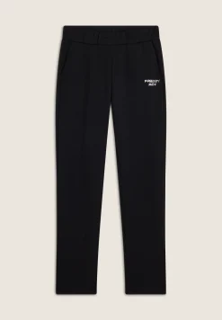 Freddy Pantaloni donna in felpa garzata con Spacchi sul fondo-Donna Fitness|Pantaloni Sportivi