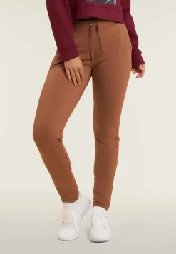 Freddy Pantaloni donna regular morbidi con dettagli micro-trecce-Donna Pantaloni Sportivi