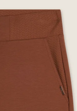 Freddy Pantaloni donna regular morbidi con dettagli micro-trecce-Donna Pantaloni Sportivi