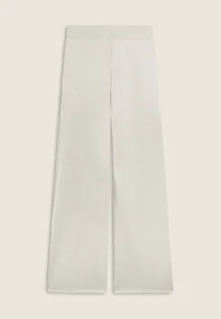 Freddy Pantaloni donna wide leg con dettagli micro-trecce-Donna Pantaloni Sportivi