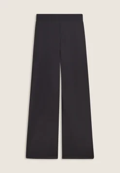 Freddy Pantaloni donna wide leg con dettagli micro-trecce-Donna Pantaloni Sportivi