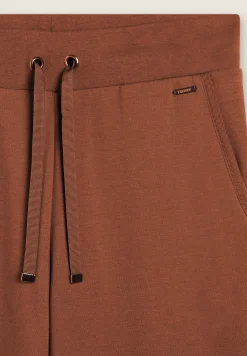 Freddy Pantaloni donna wide leg con dettagli micro-trecce-Donna Pantaloni Sportivi