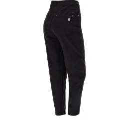 Freddy Pantaloni BLACK 7/8 vita alta tessuto navetta beige-Donna Jeans E Pantaloni|Tutti I Pantaloni
