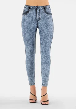 Freddy Pantaloni BLACK skinny in similpelle effetto used-Donna Jeans E Pantaloni|Tutti I Pantaloni