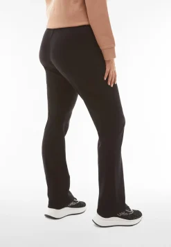 Freddy Pantaloni in cotone regular fit vita alta con coulisse-Donna Padel|Pilates