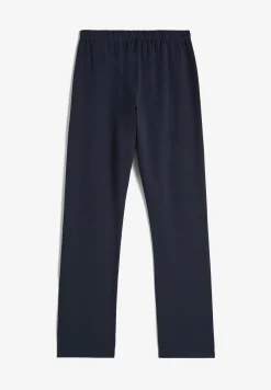 Freddy Pantaloni in cotone regular fit vita alta con coulisse-Donna Padel|Pilates