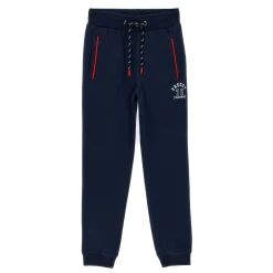 Freddy Pantaloni in felpa piping laterale e piccola stampa college- Pantaloni Sportivi