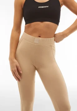 Freddy Pantaloni in felpa viscosa aderenti con impunture centrali-Donna Pantaloni Sportivi|Tutti I Pantaloni