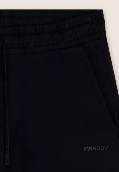 Freddy Pantaloni in French Terry modal con elastico sul fondo-Donna Pantaloni Sportivi