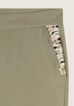 Freddy Pantaloni in jersey con apertura tasche animalier-Donna Pantaloni Sportivi|Tutti I Pantaloni