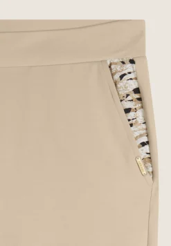 Freddy Pantaloni in jersey con apertura tasche animalier-Donna Pantaloni Sportivi|Tutti I Pantaloni