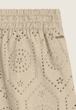 Freddy Pantaloni in mussola doppiati in cotone ricamato Sangallo-Donna Pantaloni Sportivi|Tutti I Pantaloni