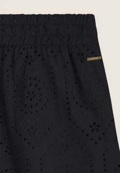 Freddy Pantaloni in mussola doppiati in cotone ricamato Sangallo-Donna Pantaloni Sportivi|Tutti I Pantaloni