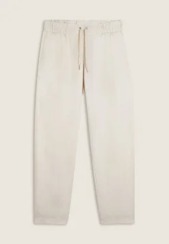 Freddy Pantaloni in Twill di Lyocell lunghezza cropped-Donna Pantaloni Sportivi