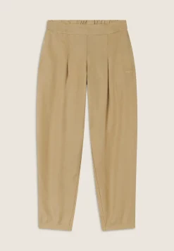 Freddy Pantaloni in Twill di Lyocell lunghezza cropped-Donna Pantaloni Sportivi