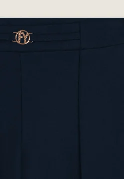 Freddy Pantaloni in viscosa con fondo asimmetrico-Donna Pantaloni Sportivi