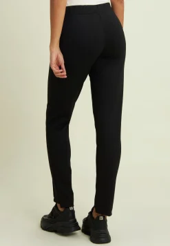 Freddy Pantaloni in viscosa con fondo asimmetrico-Donna Pantaloni Sportivi
