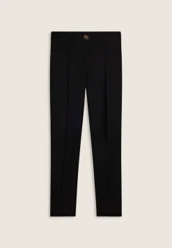 Freddy Pantaloni in viscosa con fondo asimmetrico-Donna Pantaloni Sportivi