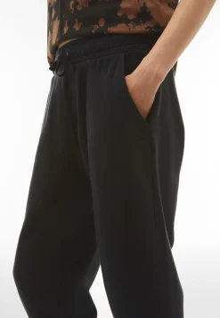 Freddy Pantaloni joggers cropped in felpa invernale tinta in capo-Donna Pantaloni Sportivi|Tutti I Pantaloni