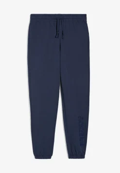 Freddy Pantaloni joggers da bambina in felpa con logo sul fondo- Pantaloni Sportivi
