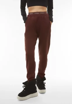 Freddy Pantaloni joggers in felpa invernale con elastico logato-Donna Pantaloni Sportivi|Tutti I Pantaloni