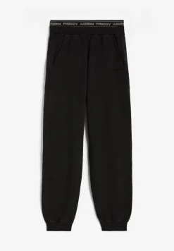 Freddy Pantaloni joggers in felpa invernale con elastico logato-Donna Pantaloni Sportivi|Tutti I Pantaloni