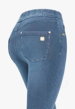 Freddy Pantaloni N.O.W.® jersey denim vita alta e spacchi sul fondo-Donna Jeans E Pantaloni|Tutti I Pantaloni