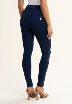 Freddy Pantaloni N.O.W.® skinny a vita media in jersey denim-Donna Jeans E Pantaloni