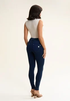 Freddy Pantaloni N.O.W.® skinny a vita media in jersey denim-Donna Jeans E Pantaloni