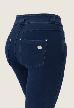 Freddy Pantaloni N.O.W.® skinny a vita media in jersey denim-Donna Jeans E Pantaloni