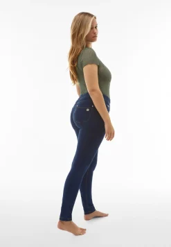 Freddy Pantaloni N.O.W.® skinny a vita media in jersey denim-Donna Jeans E Pantaloni