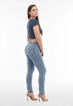 Freddy Pantaloni N.O.W.® skinny a vita media in jersey denim-Donna Jeans E Pantaloni