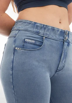 Freddy Pantaloni N.O.W.® skinny a vita media in jersey denim-Donna Jeans E Pantaloni