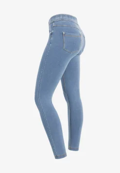 Freddy Pantaloni N.O.W.® skinny a vita media in jersey denim-Donna Jeans E Pantaloni