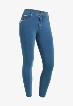 Freddy Pantaloni N.O.W.® skinny a vita media in jersey denim-Donna Jeans E Pantaloni