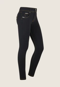 Freddy Pantaloni N.O.W.® skinny a vita media in jersey denim-Donna Jeans E Pantaloni