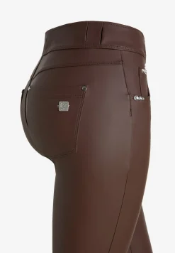 Freddy Pantaloni N.O.W.® skinny vita media in similpelle ecologica-Donna Jeans E Pantaloni|Tutti I Pantaloni