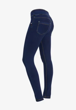 Freddy Pantaloni N.O.W.® skinny vita risvoltabile in jersey denim-Donna Jeans E Pantaloni