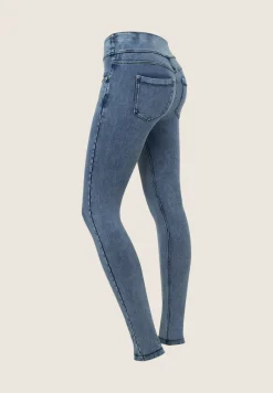 Freddy Pantaloni N.O.W.® skinny vita risvoltabile in jersey denim-Donna Jeans E Pantaloni