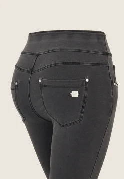 Freddy Pantaloni N.O.W.® skinny vita risvoltabile in jersey denim-Donna Jeans E Pantaloni