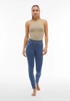 Freddy Pantaloni N.O.W.® skinny vita risvoltabile in jersey denim-Donna Jeans E Pantaloni