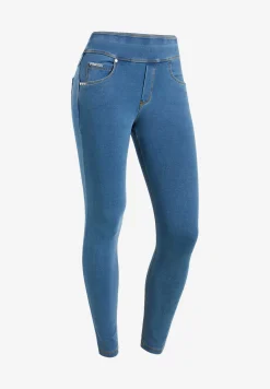 Freddy Pantaloni N.O.W.® skinny vita risvoltabile in jersey denim-Donna Jeans E Pantaloni