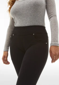 Freddy Pantaloni N.O.W.® skinny vita risvoltabile in jersey denim-Donna Jeans E Pantaloni