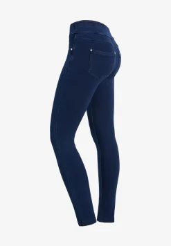 Freddy Pantaloni N.O.W.® skinny vita risvoltabile in jersey denim-Donna Jeans E Pantaloni