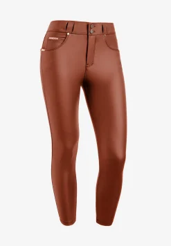 Freddy Pantaloni N.O.W.® superskinny vita media in similpelle eco-Donna Jeans E Pantaloni