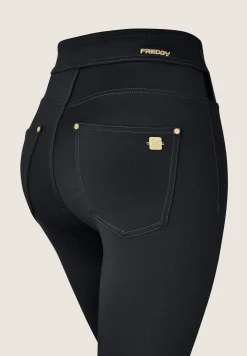 Freddy Pantaloni N.O.W. traspiranti vita alta e dettagli cut out-Donna Jeans E Pantaloni