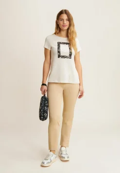 Freddy Pantaloni regular con spacchi e coulisse animalier-Donna Pantaloni Sportivi|Tutti I Pantaloni