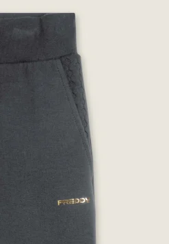 Freddy Pantaloni regular in felpa garzata con dettagli a trecce-Donna Pantaloni Sportivi