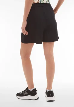 Freddy Pantaloni short da donna in lino viscosa con gamba ampia-Donna Padel|Shorts